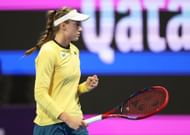 Elena Rybakina at the 2024 Qatar Open.